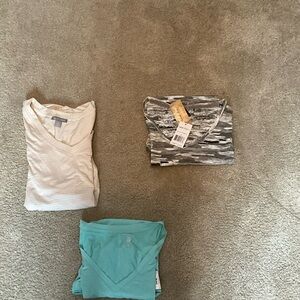 Striped V-Neck Sweater